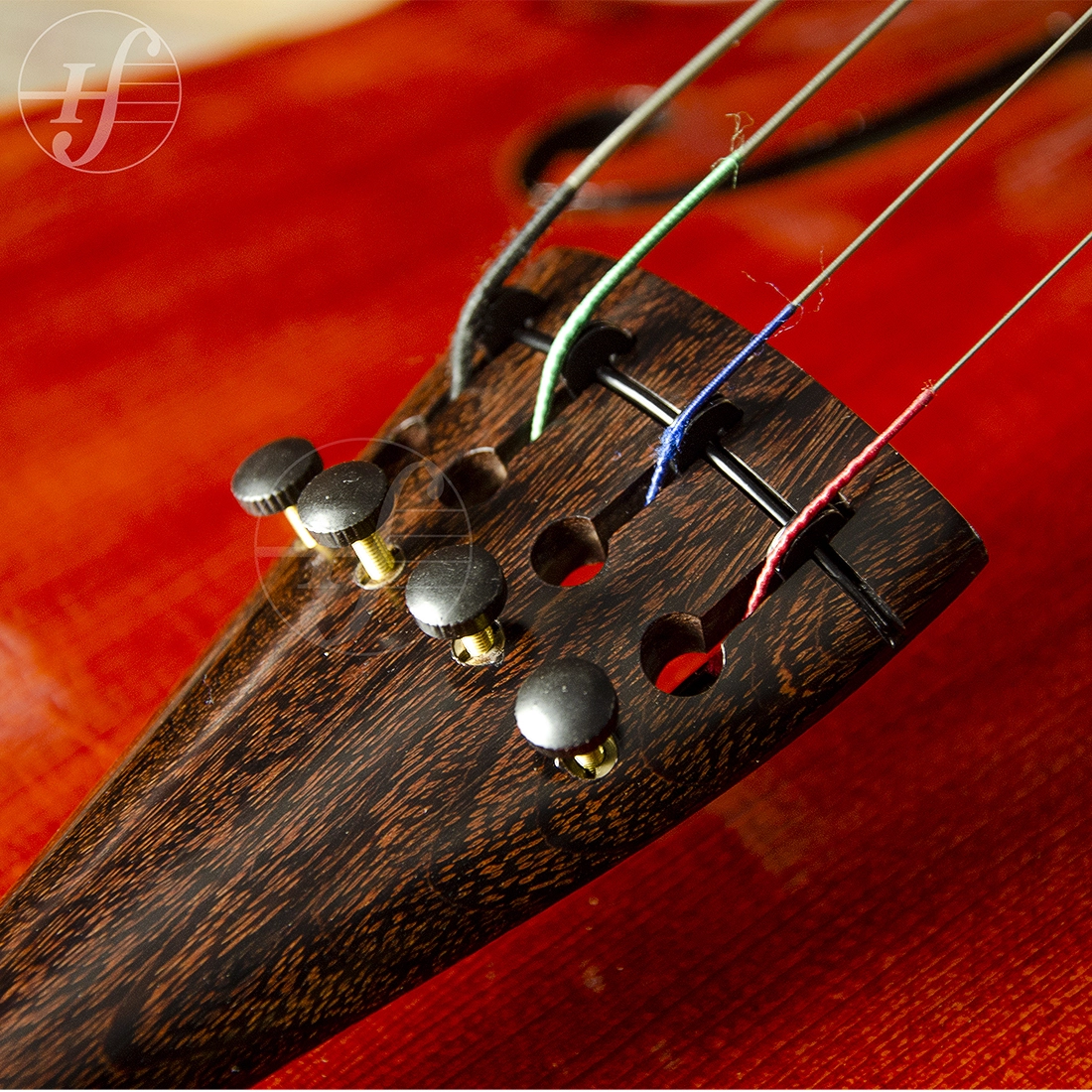 Estandarte Violoncelo Tamarindo Round com Afinador Antoni Marsale