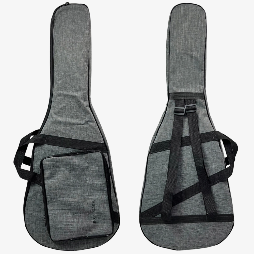 Capa Violão Clássico Bottechia V600 Jeans Cinza