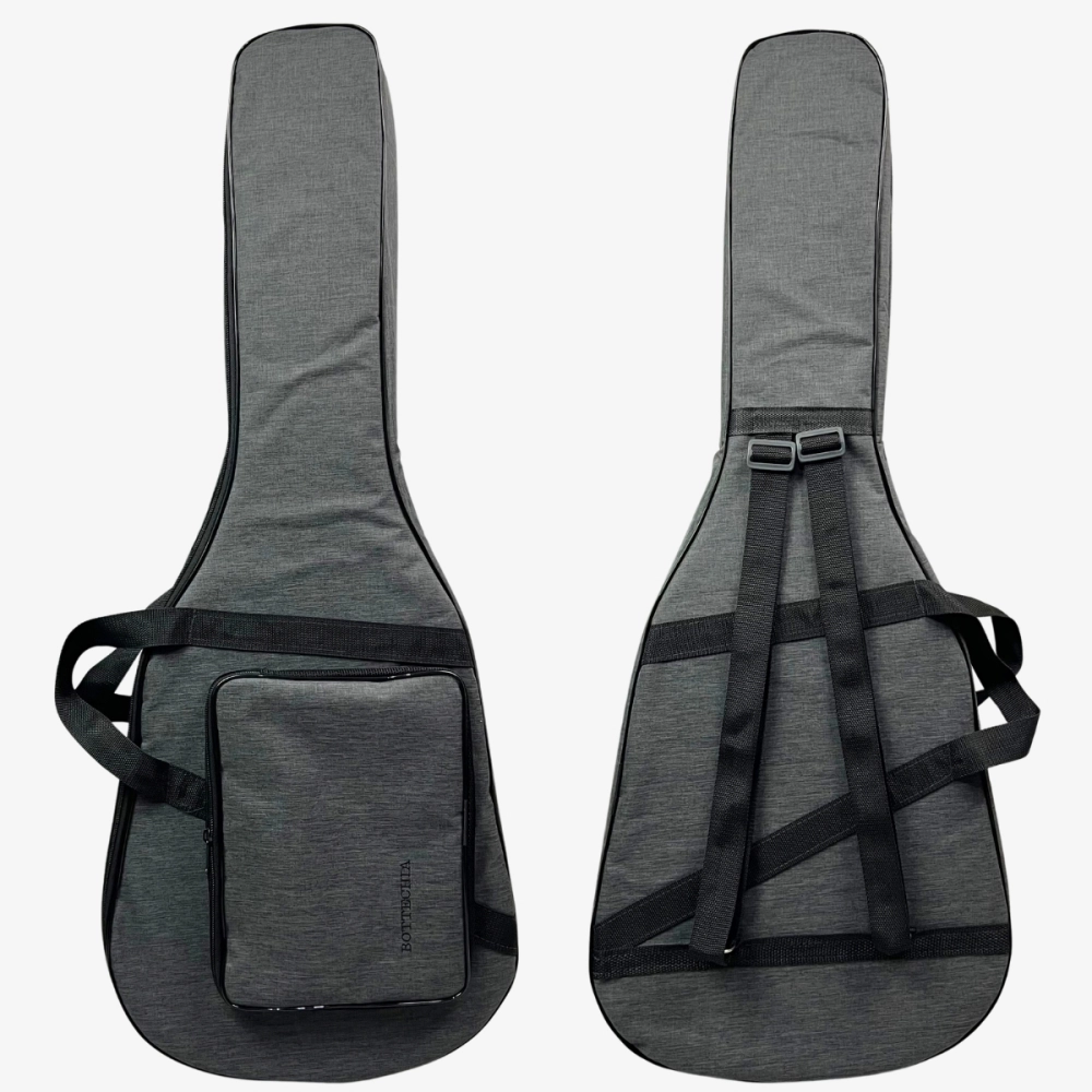 Capa Violão Folk Bottechia V600 Jeans Cinza