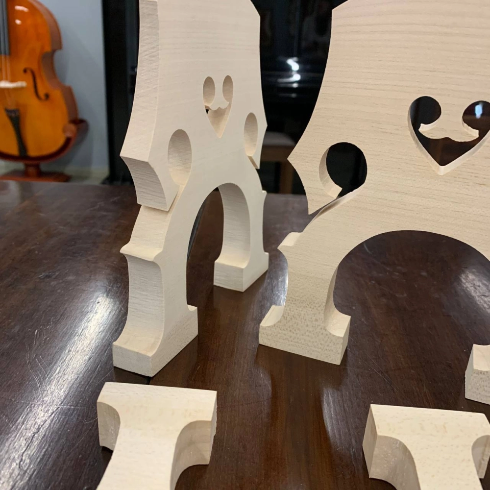 Cavalete Contrabaixo Antoni Marsale Maple 3/4 Lado 2 Cavalete Contrabaixo Antoni Marsale Maple 3/4 Lado 2