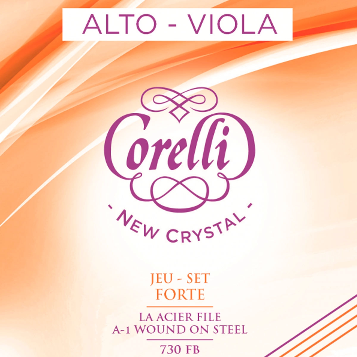 Imagem do produto Encordoamento Viola de Arco Corelli New Crystal Forte 730FB