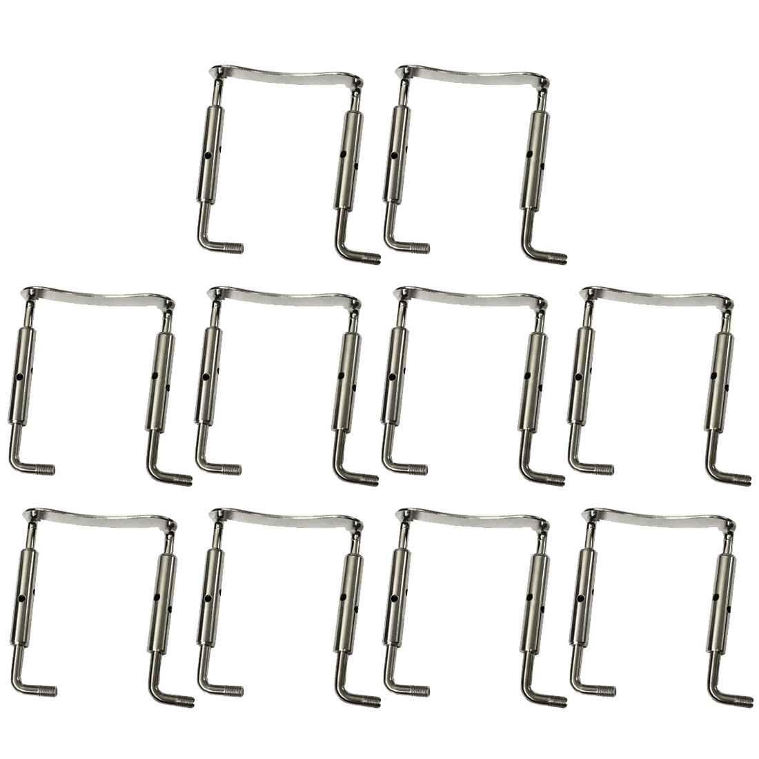 Imagem do produto Ferragem Queixeira Violino Tarttan Niquelada - kit com 10