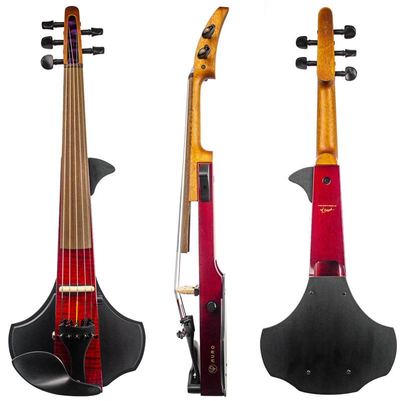 Imagem do produto Violino Elétrico Auro Brazolim 5 cordas Vermelho