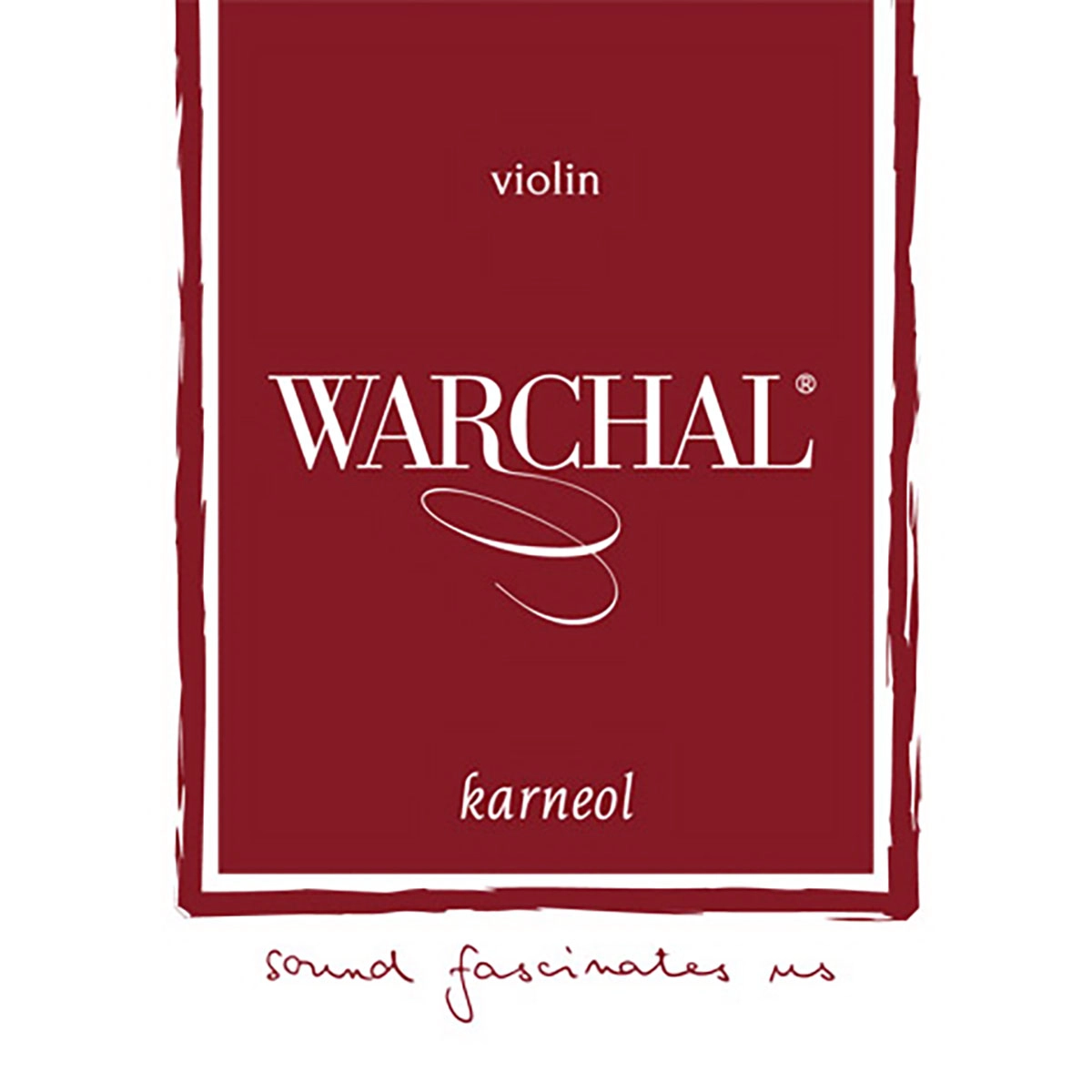 Corda Violino Warchal Karneol 1ª Mi E 501B - avulsa