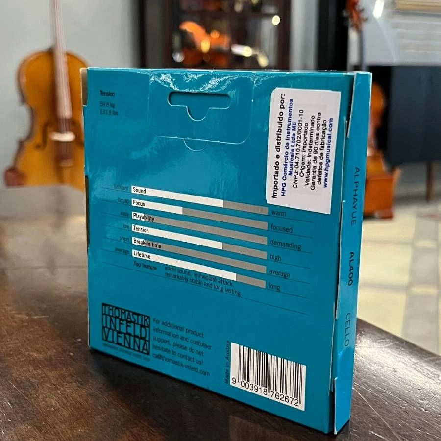 Encordoamento Violoncelo Thomastik Alphayue AL400