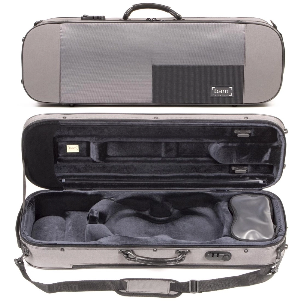 Estojo Case Violino BAM Stylus 4/4 Cinza