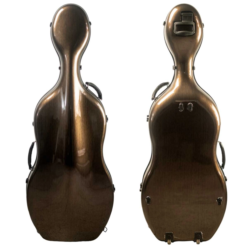 Estojo Case Violoncelo Antoni Marsale Fibra Huge Line Gold