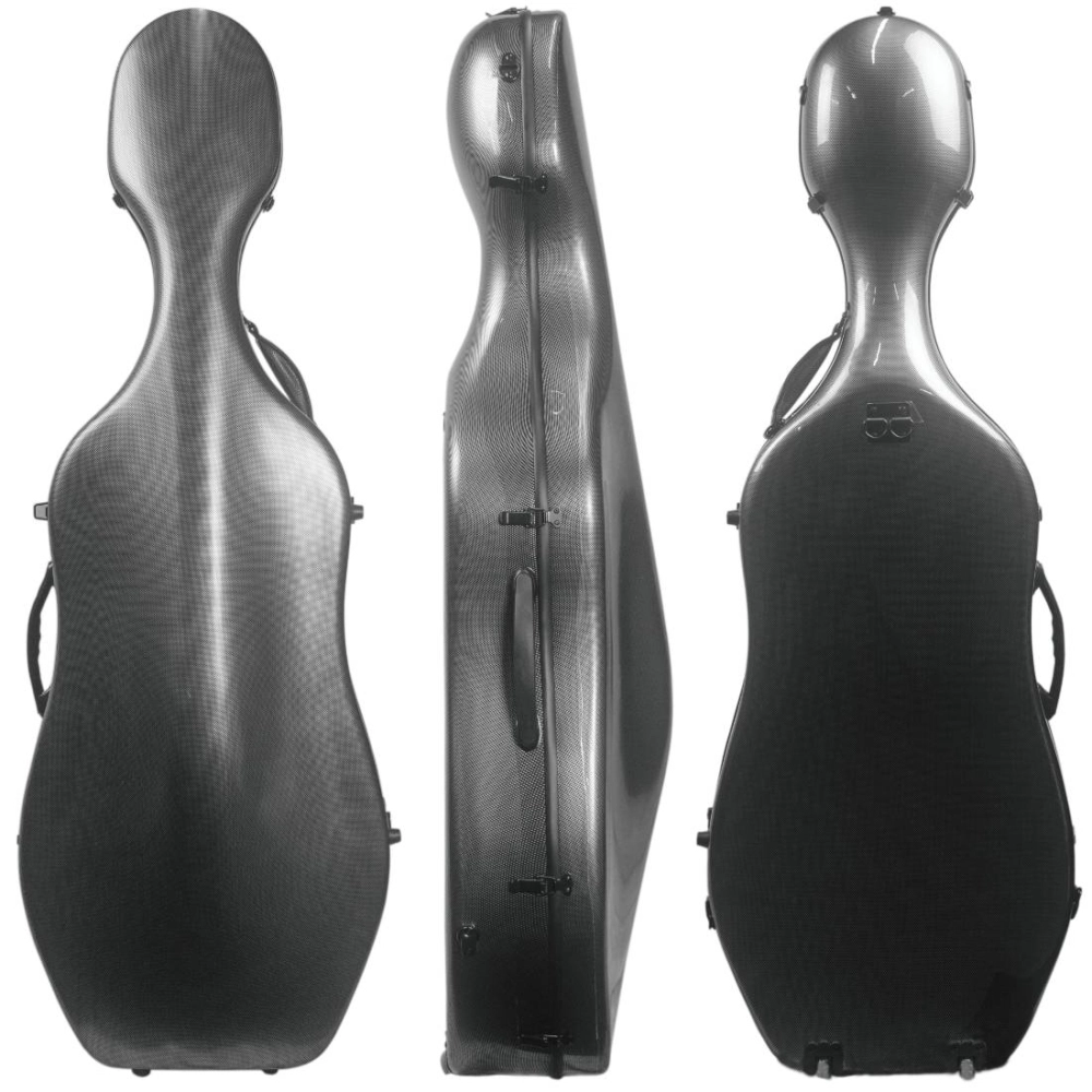 Estojo Case Violoncelo Antoni Marsale Fibra Pro Carbon Black