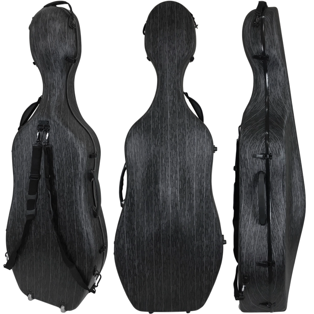 Imagem do produto Estojo Case Violoncelo Antoni Marsale Fibra Pro Matt Black