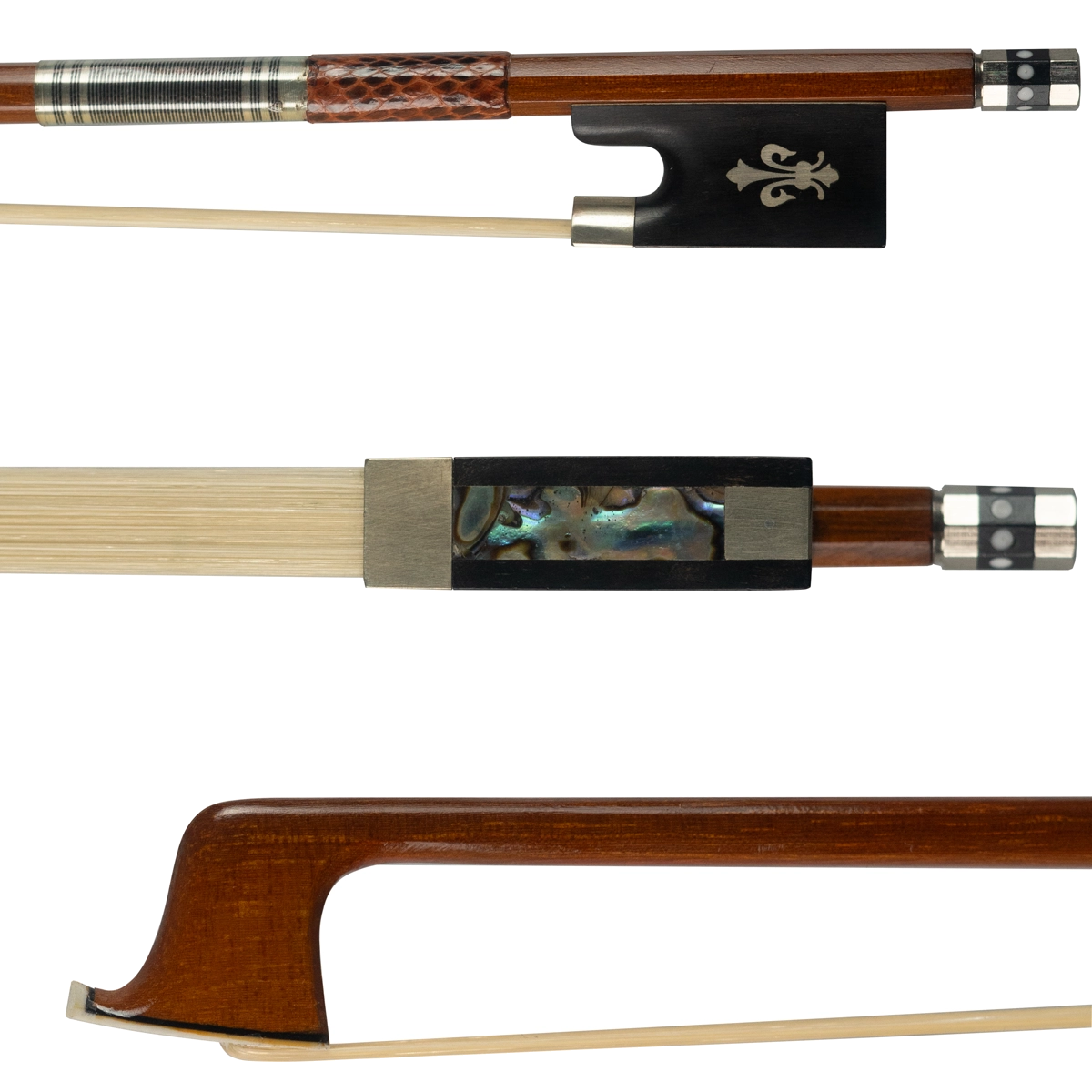 Imagem do produto Arco Violino Erudithus V11 Ébano Flor-de-lis Níquel