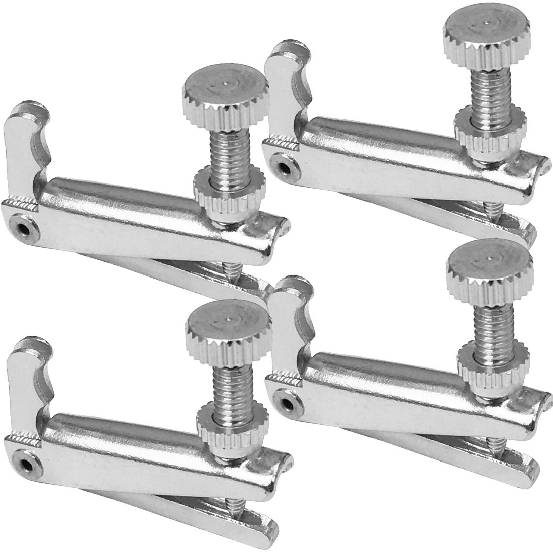 Imagem do produto Micro Afinador Violino Tarttan Cromado kit com 4