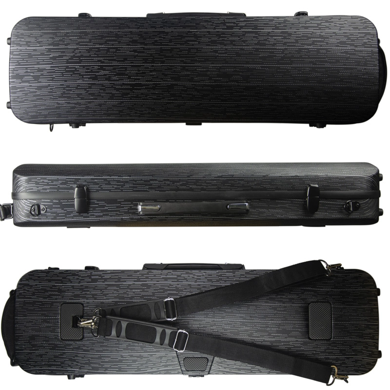 Imagem do produto Estojo Case Violino Antoni Marsale Fibra Retangular Matt Black