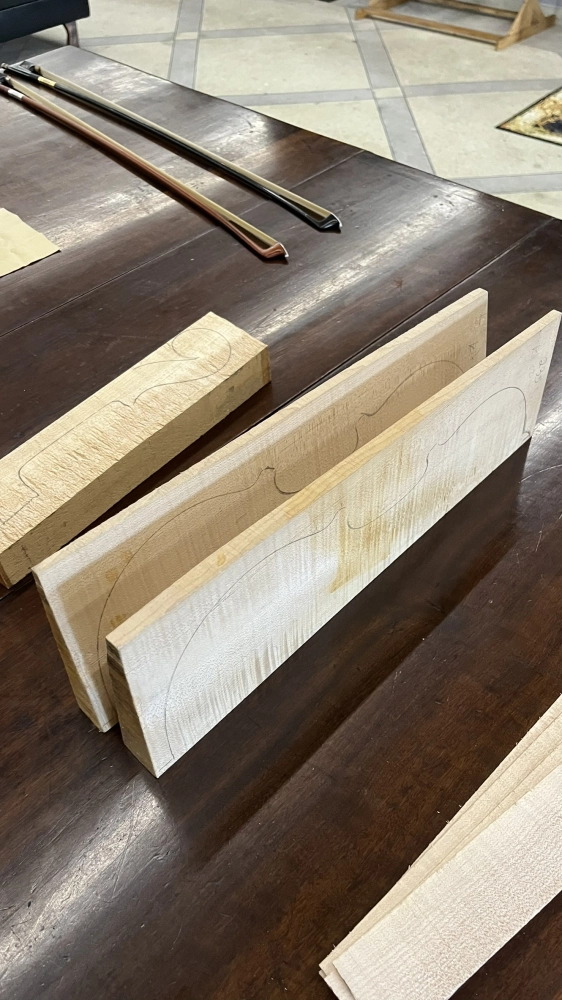 Kit Madeira Construção Violino 2022 C03 - Fundo Bipartido