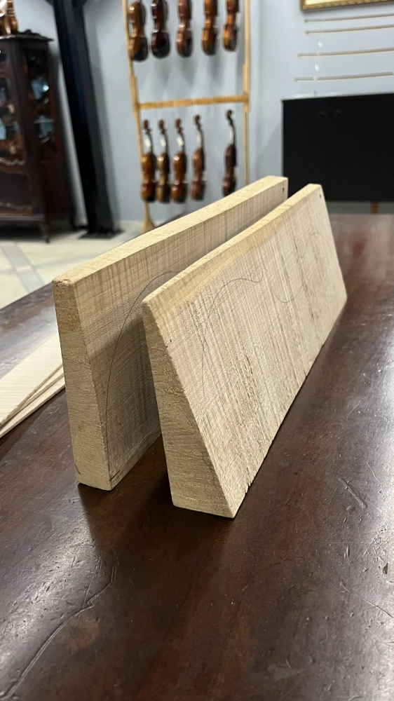 Kit Madeira Construção Violino 2022 C04 - Fundo Bipartido