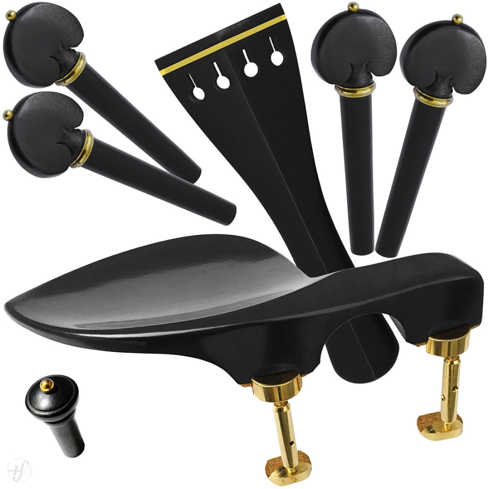 Imagem do produto Kit Viola Ébano Antoni Marsale VA01 Heart Gold