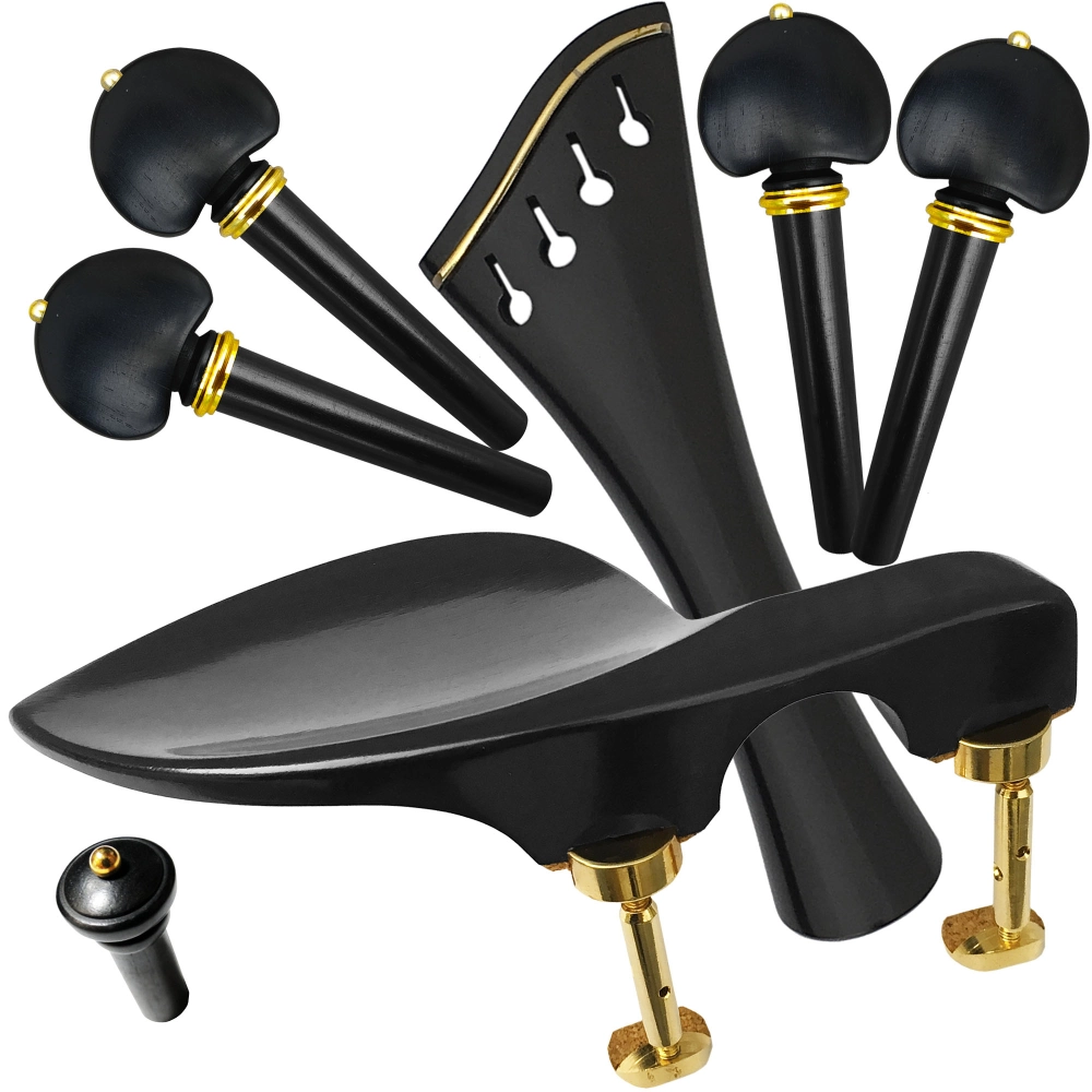 Imagem do produto Kit Viola Ébano Antoni Marsale VA03 Hill Harp Gold
