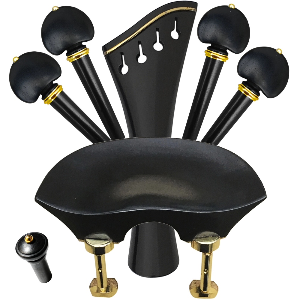 Imagem do produto Kit Viola Ébano Antoni Marsale VA04 Harp Flesh Gold
