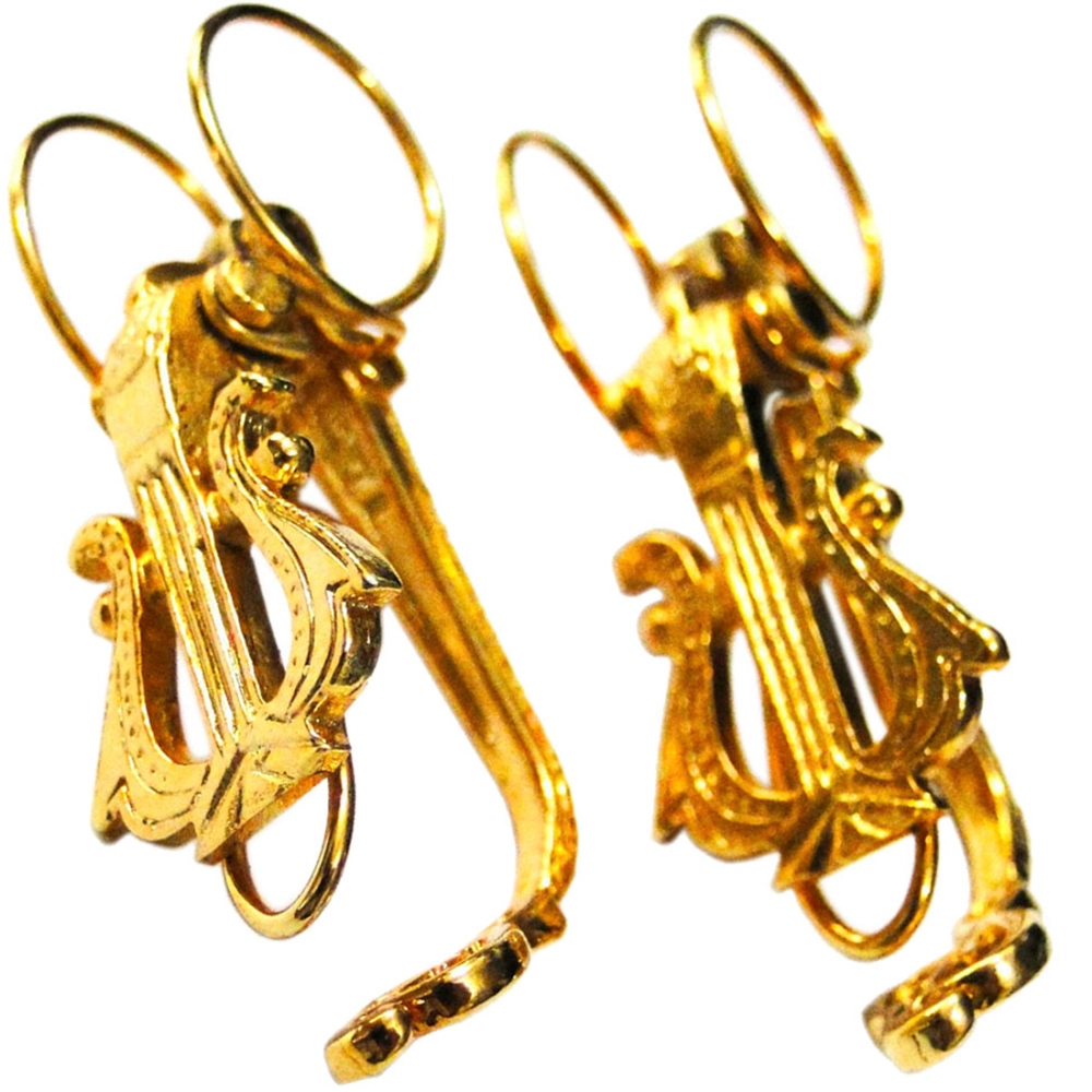 Imagem do produto Prendedor Partitura e Hinário Clipet Dourado