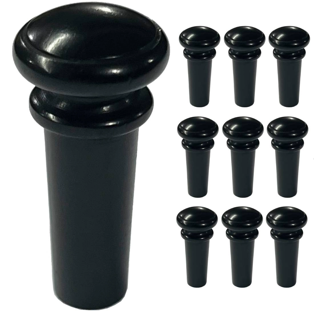 Botão Violino Ébano Standard Antoni Marsale - kit 10