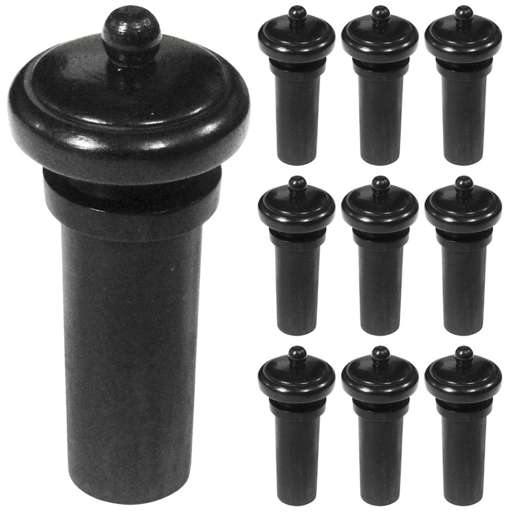 Botão Viola Ébano Hill Black Antoni Marsale - kit com 10