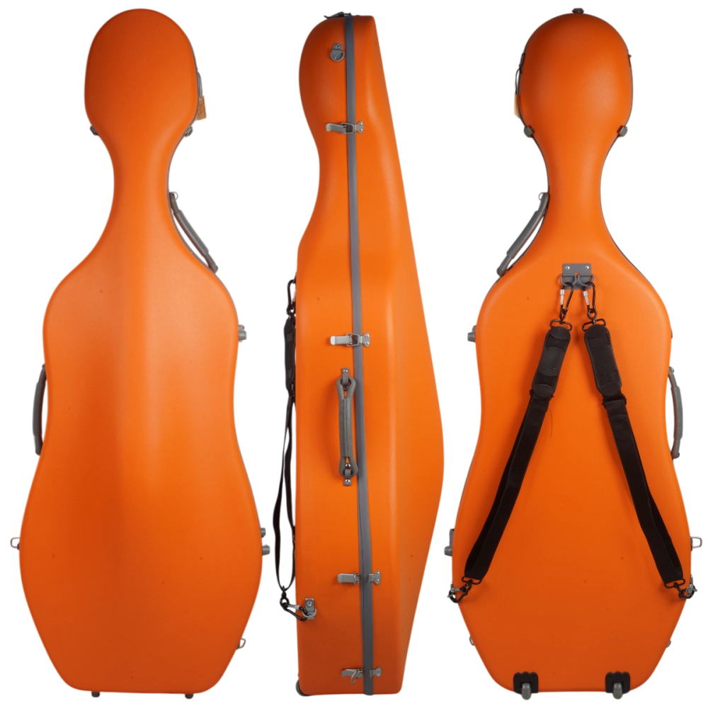 Estojo Case Violoncelo Antoni Marsale Fibra V247 Matt Orange