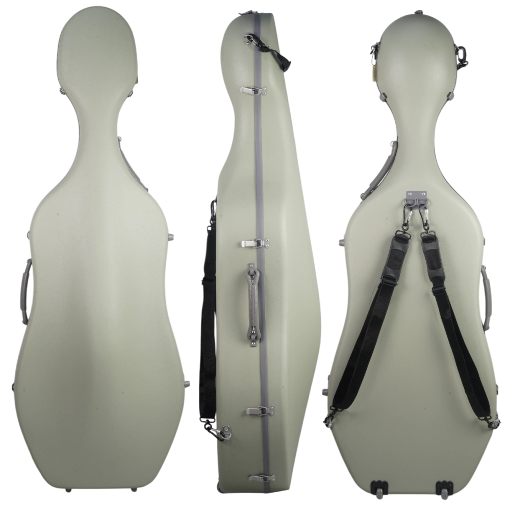 Estojo Case Violoncelo Antoni Marsale Fibra V247 Matt Green
