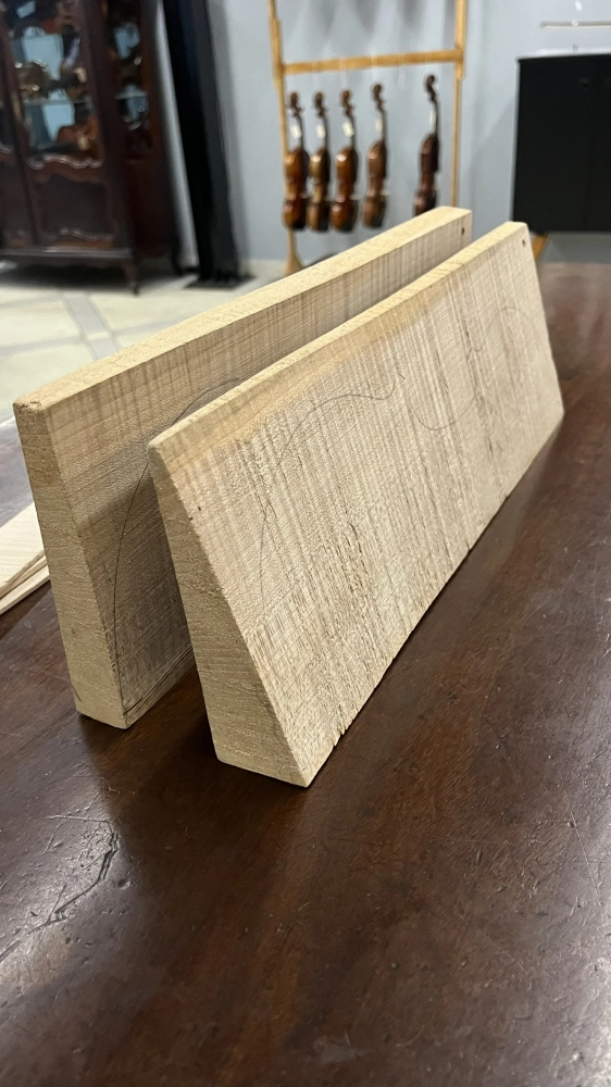Kit Madeira Construção Violino 2022 C04 - Fundo Bipartido