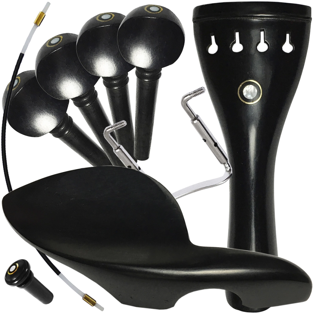 Kit Acessórios Violino Ébano Tarttan Round Standard 3/4
