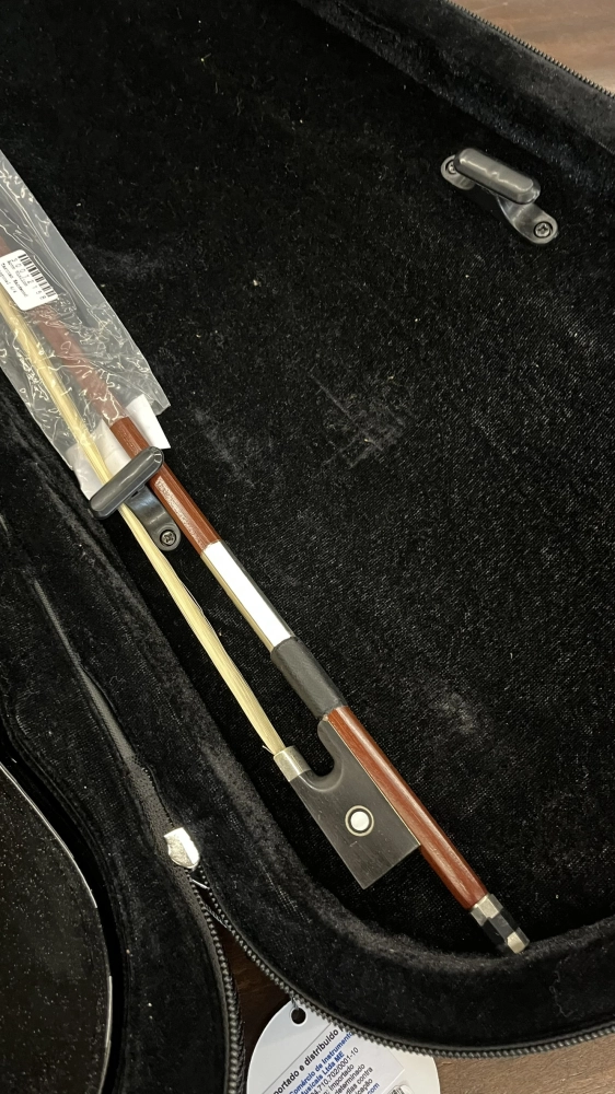 Violino Tarttan Série 100 Preto Brilho 4/4 - Avaria U122