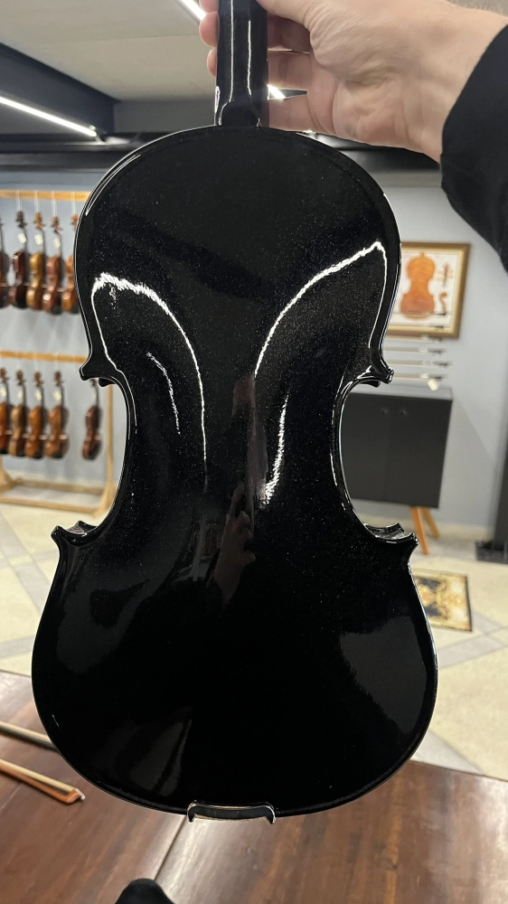 Violino Tarttan Série 100 Preto Brilho 4/4 - Avaria U122