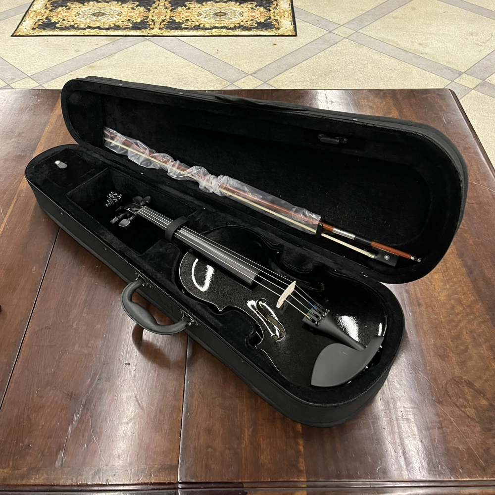 Violino Tarttan Série 100 Preto Brilho 4/4 - Avaria U145