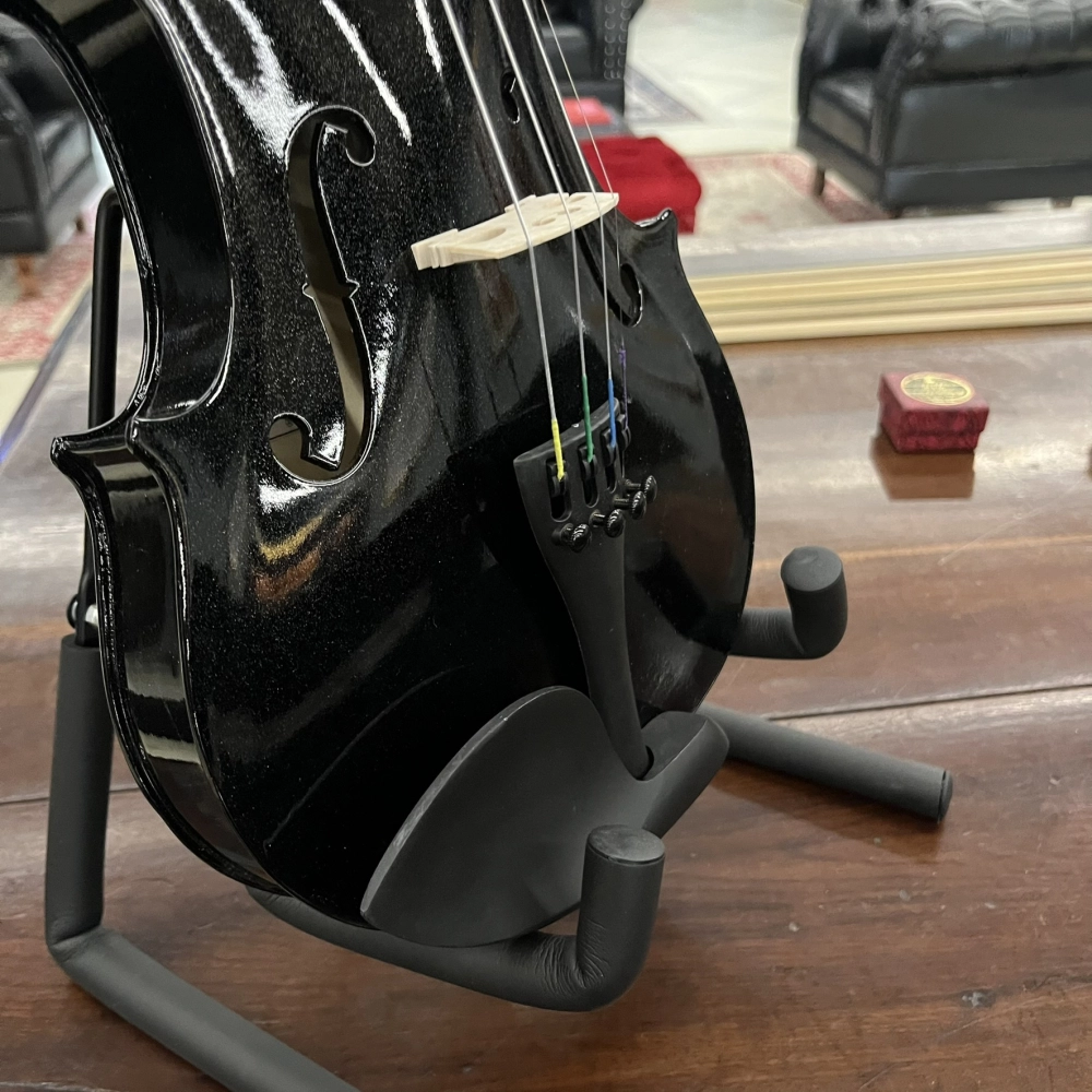 Violino Tarttan Série 100 Preto Brilho 4/4 - Avaria U145