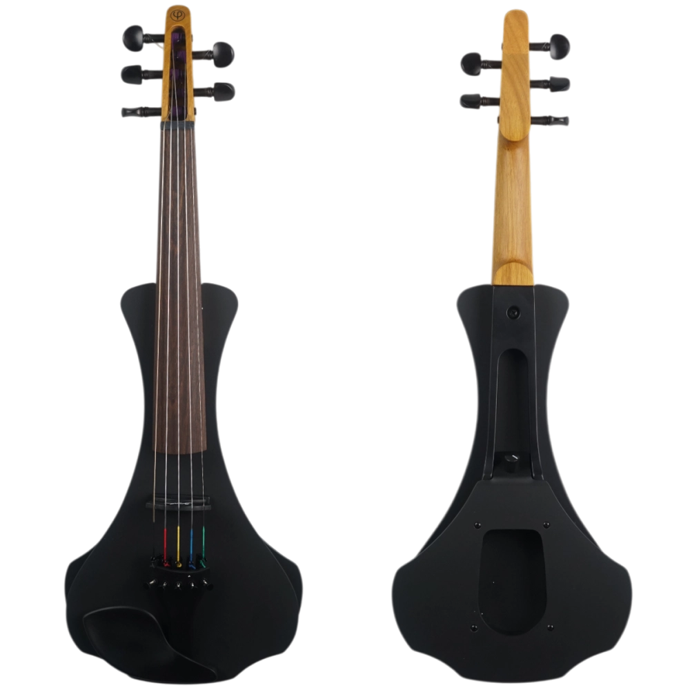 Violino Elétrico Auro Lys 5 cordas Preto
